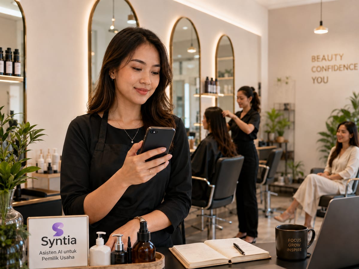 Sehari Bersama Syntia: Asisten AI yang Menghemat 3 Jam Pemilik Usaha